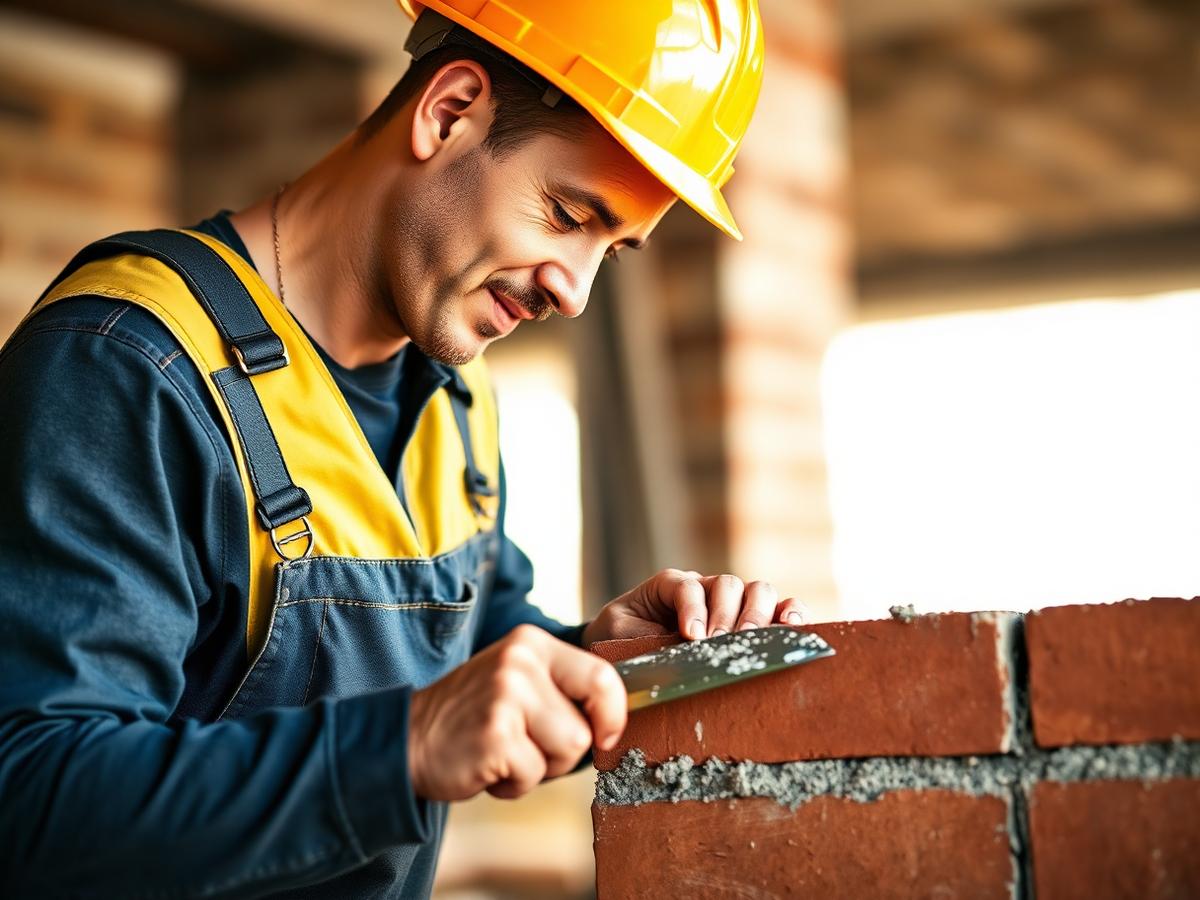 Face brick & plaster